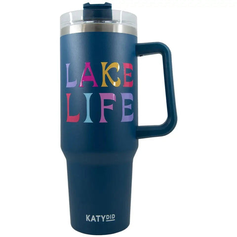 Katydid - Lake Life Tumbler in Navy