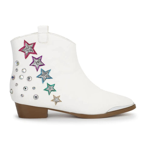 Yosi Samara - Miss Dallas Shooting Star Boots in White