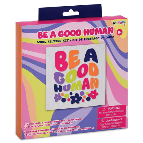Iscream - Be a Good Human Felting Kit