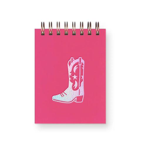 too! - Cowboy Boot Mini Notebook