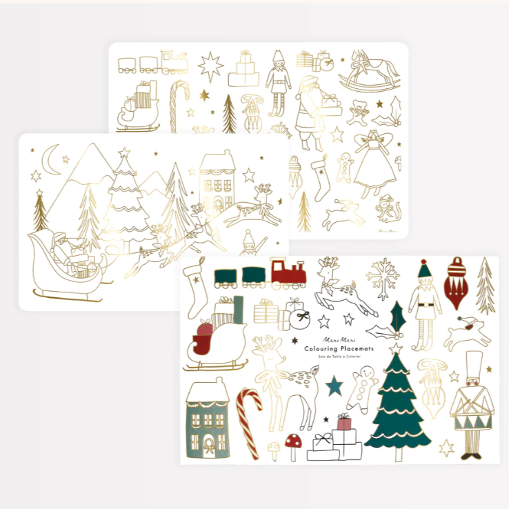 Christmas Coloring Posters