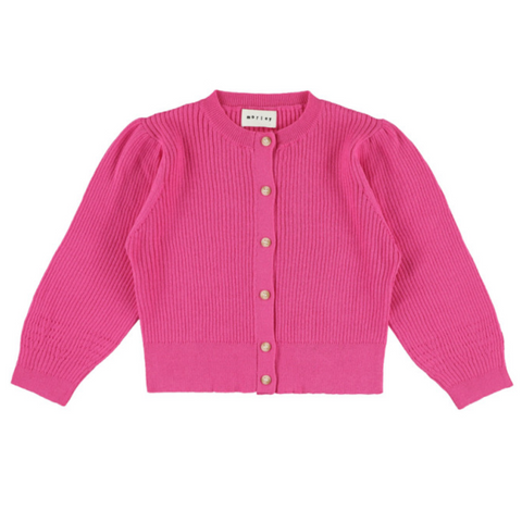 morley - Pink Button Up Cardigan