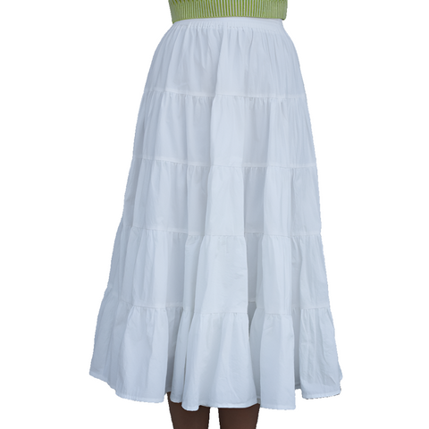 By Together - Maxi Skirt in White