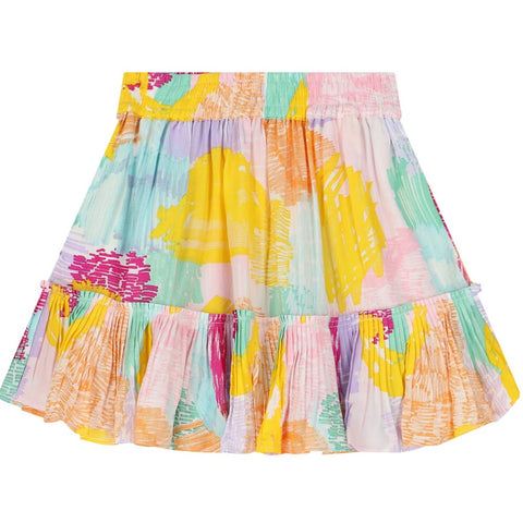 Stella McCartney - Multicolor Pastel Pleated Skirt