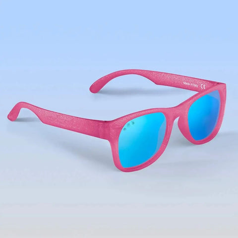 Roshambo Eyewear - Pink Glitter Sunglasses