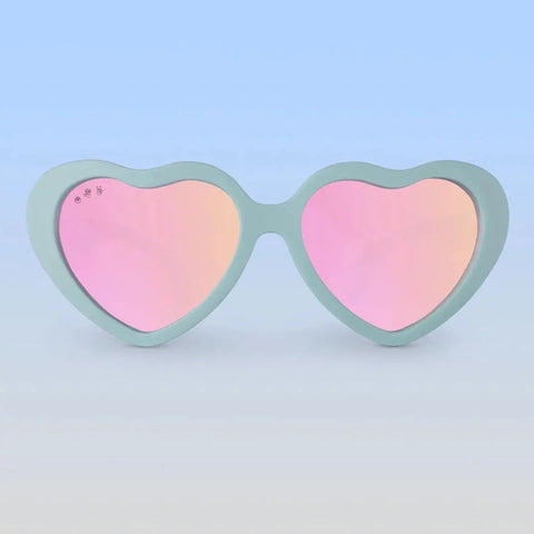 Roshambo Eyewear - Heart Sunglasses in Aqua