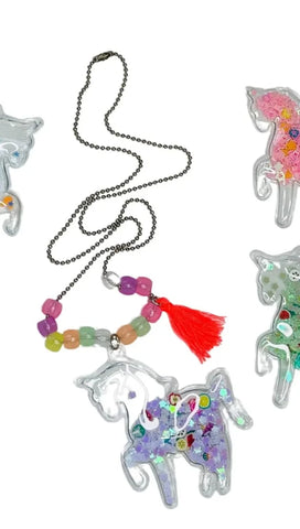 Sadie's Moon - Unicorn Shaker Necklace