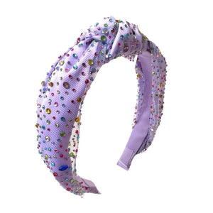 Bari Lynn - Tulle Jeweled Knot Headband (More Colors)