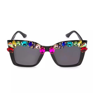 Bari Lynn - Jeweled Sunglasses in Black