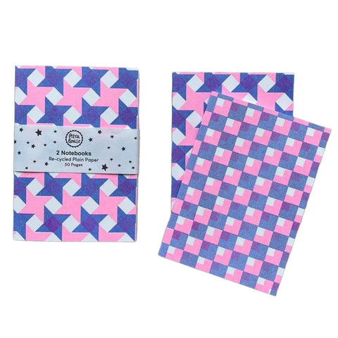 Petra Boase Ltd - Mini Notebooks in Blue/Hot Pink