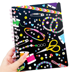 Bead Dazzled Spiral Notebook