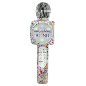 Wireless Express - Sing A Long Bling Microphone - Confetti