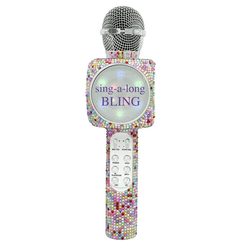 Wireless Express - Sing A Long Bling Microphone - Confetti