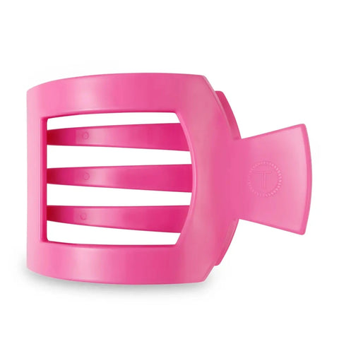 Teleties - Paradise Pink Flat Square Clip