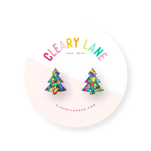 too! - Christmas Tree Studs