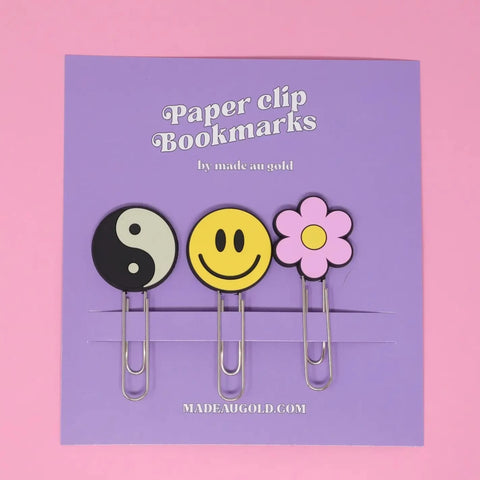 too! - Paperclip Bookmark Set