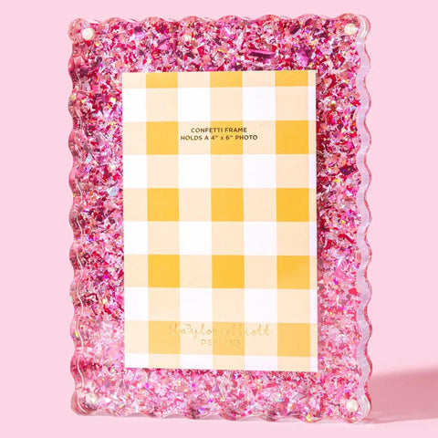 Picture Frame - Pink Confetti