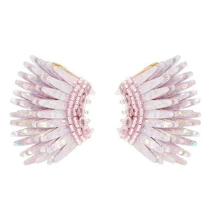 Mignonne Gavigan - Micro Madeline Earrings in Baby Pink Glitter