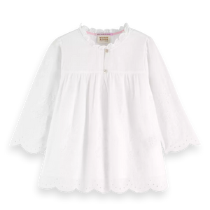 Scotch & Soda - Broderie Anglaise Top in White