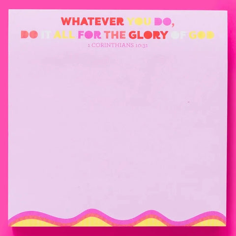 Taylor Elliott Designs - Bible Verse Sticky Notes Pad