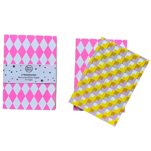 Petra Boase Ltd - Mini Notebooks in Lilac/Yellow/Hot Pink