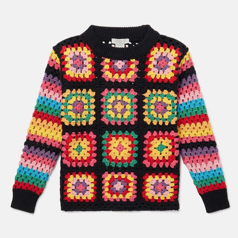 Stella McCartney - Granny Square Crochet Sweater