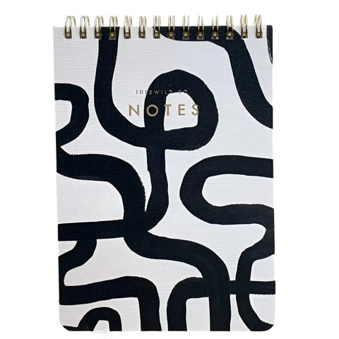 Idlewild Co. - Black & White Squiggle Jotter