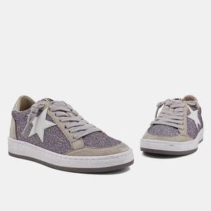 Shushop - Paz Sneakers in Lilac Glitter