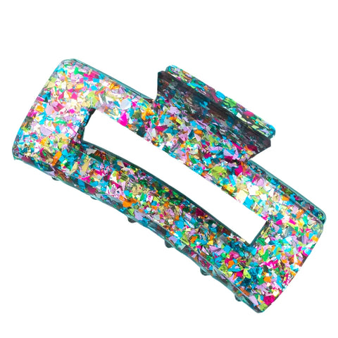 Colorful Confetti Claw Clip