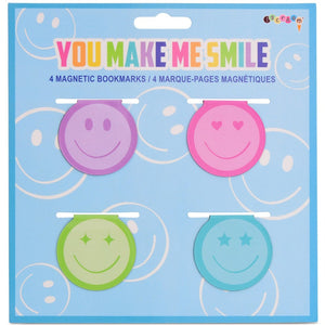 Iscream - Smiley Magnetic Bookmarks