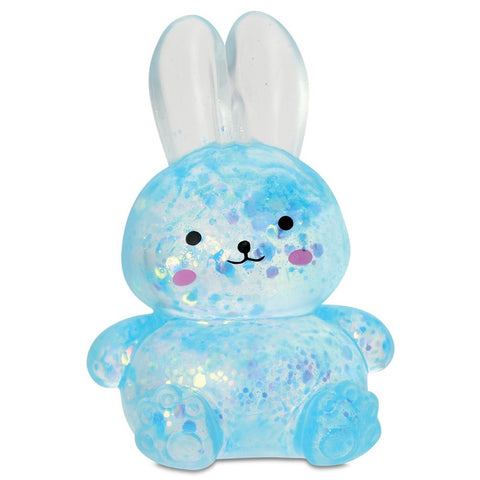 Iscream - Blue Sparkle Bunny Squeeze Toy