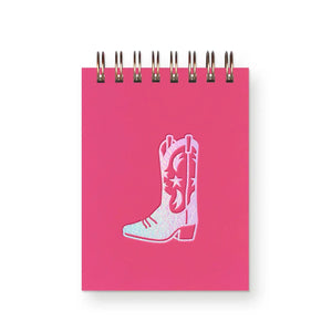 too! - Cowboy Boot Mini Notebook