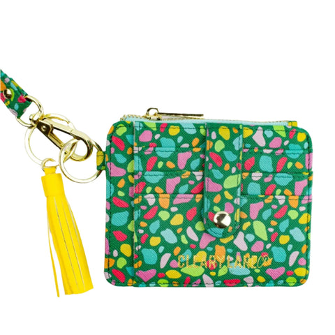 Wallet Keychain - Emerald Rainbow