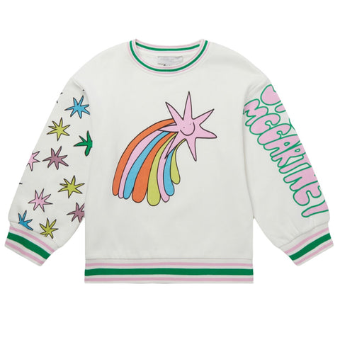 Stela McCartney - Smiley Scribble Star Sweatshirt