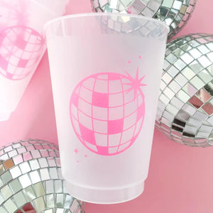 too! - Disco Ball Frosted Cups