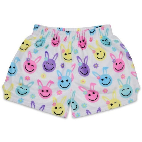 Iscream - Happy Face Bunnies Plush Shorts