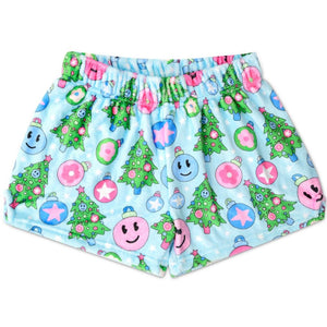 Groovy Holiday Plush Shorts