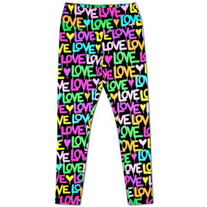 Drippy Love Leggings - Black