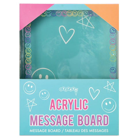 Iscream - You Make Me Smile Acrylic Message Board