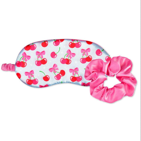 Cherry Eye Mask & Scrunchie Set