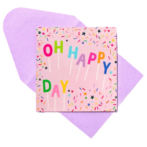 Taylor Elliot Designs - Oh Happy Day Mini Card