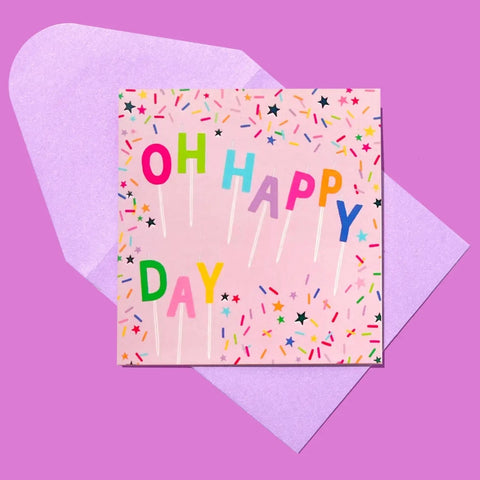 Taylor Elliot Designs - Oh Happy Day Mini Card