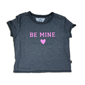 T2LOVE - Be Mine Boxy Top in Black