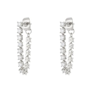 Luv AJ - Ballier Chain Studs in Silver