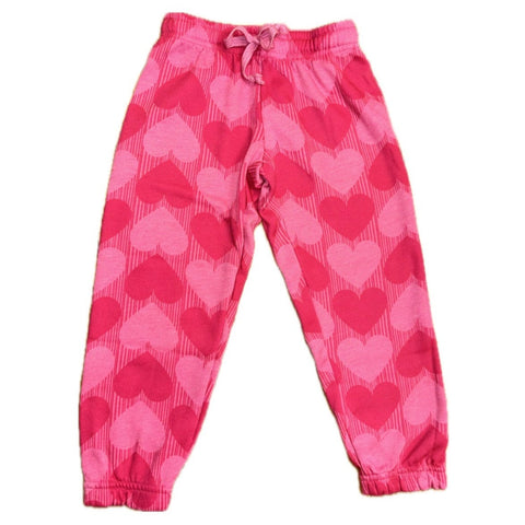 T2LOVE - Cuffed Heart Pants in Barbie Pink