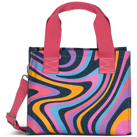 Iscream - Color Swirl Denim Crossbody Bag