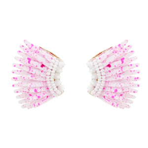 Mignonne Gavigan - Micro Madeline Earrings in Pink/White