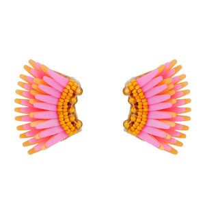Mignonne Gavigan - Micro Madeline Earrings in Peachy Pink