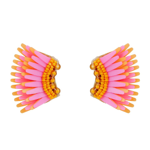 Mignonne Gavigan - Micro Madeline Earrings in Peachy Pink