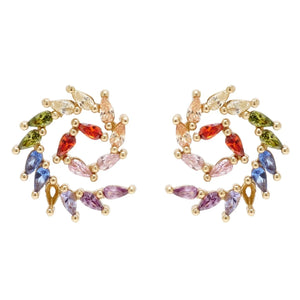 Mignonne Gavigan - Pascal Crystal Earrings in Multi
